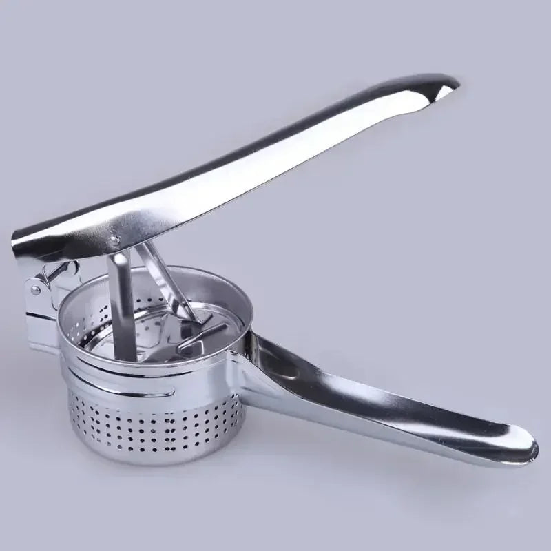 Stainless Steel Masher & Ricer Press – Potato, Fruit & Vegetable Squeezer