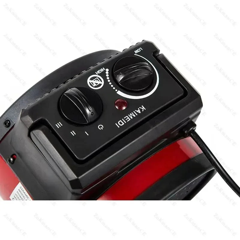 Portable Industrial Electric Heater Blower – 3500W PTC Ceramic Heating, 3-Gear Adjust, Overheat Protection