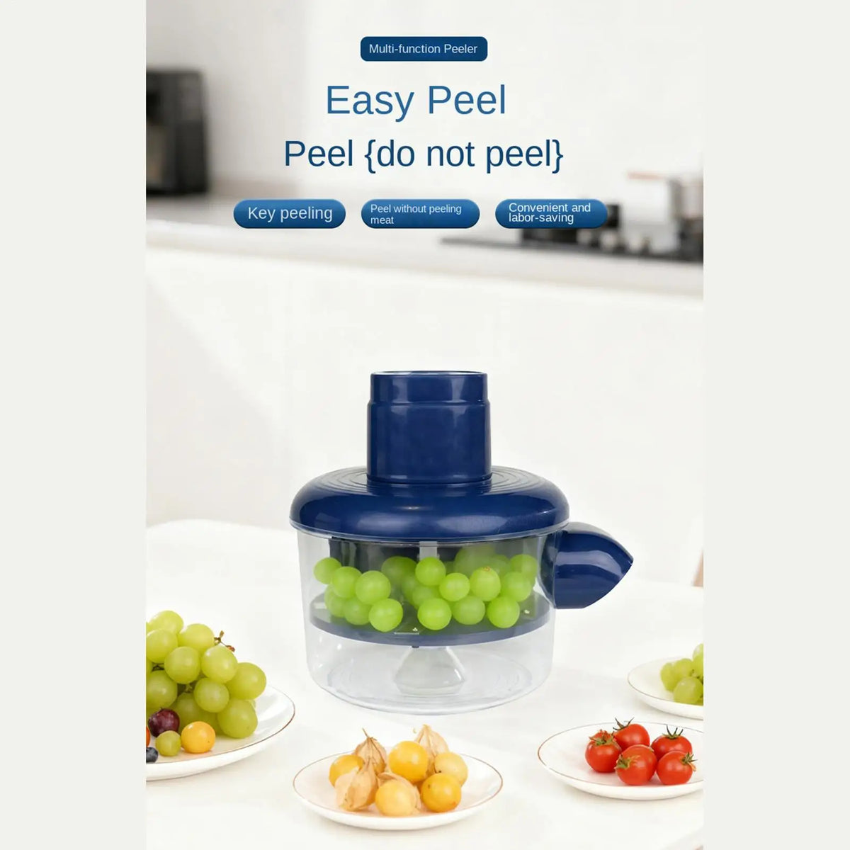 Electric Fruit Peeler Rechargeable Peeling Machine Portable Grape/tomato/Garlic Peeler Fruit Peeling Knife Tools