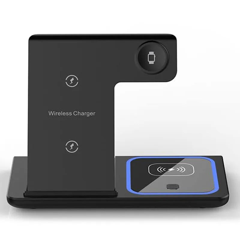 3 in 1 Foldable Wireless Charging Station for iPhone 17 16 15 14 13 Pro Max iWatch Ultra Airpods Pro Fast Charger Stand Dock