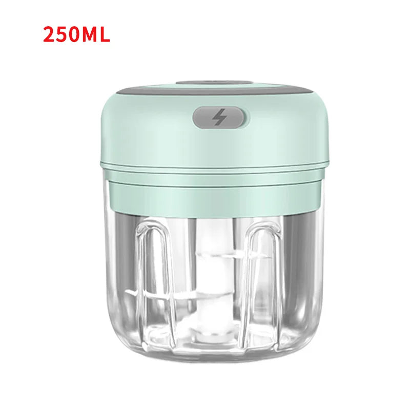 Electric Meat Grinder & Garlic Crusher – Mini USB Food Chopper
