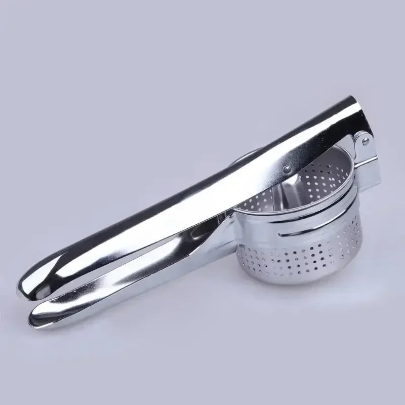 Stainless Steel Masher & Ricer Press – Potato, Fruit & Vegetable Squeezer