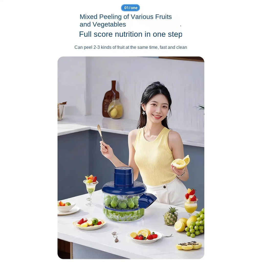 Electric Fruit Peeler Rechargeable Peeling Machine Portable Grape/tomato/Garlic Peeler Fruit Peeling Knife Tools
