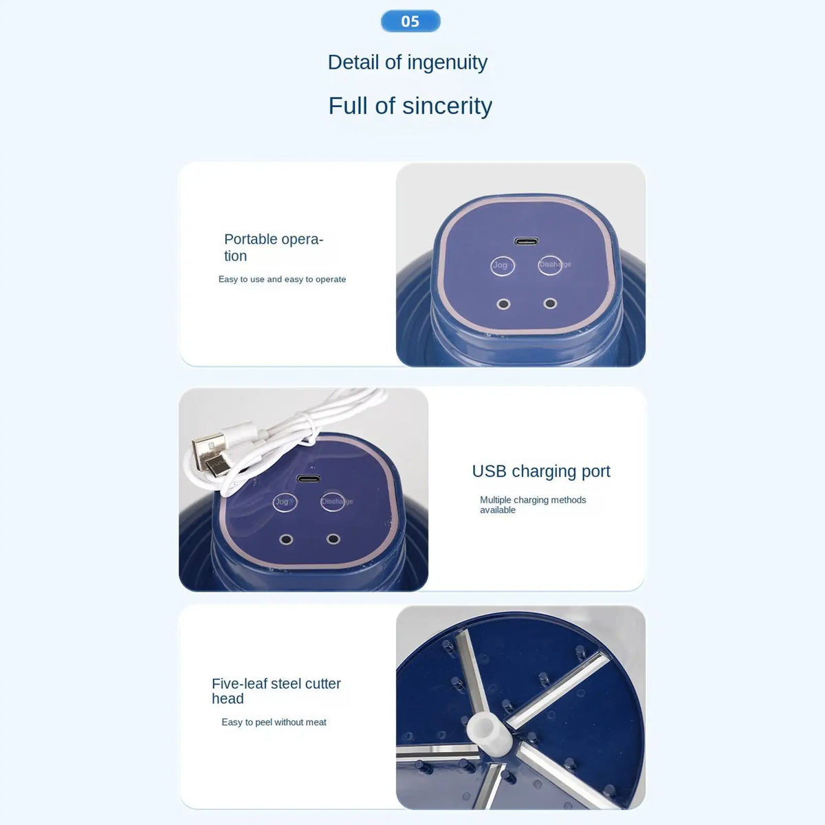 Electric Fruit Peeler Rechargeable Peeling Machine Portable Grape/tomato/Garlic Peeler Fruit Peeling Knife Tools