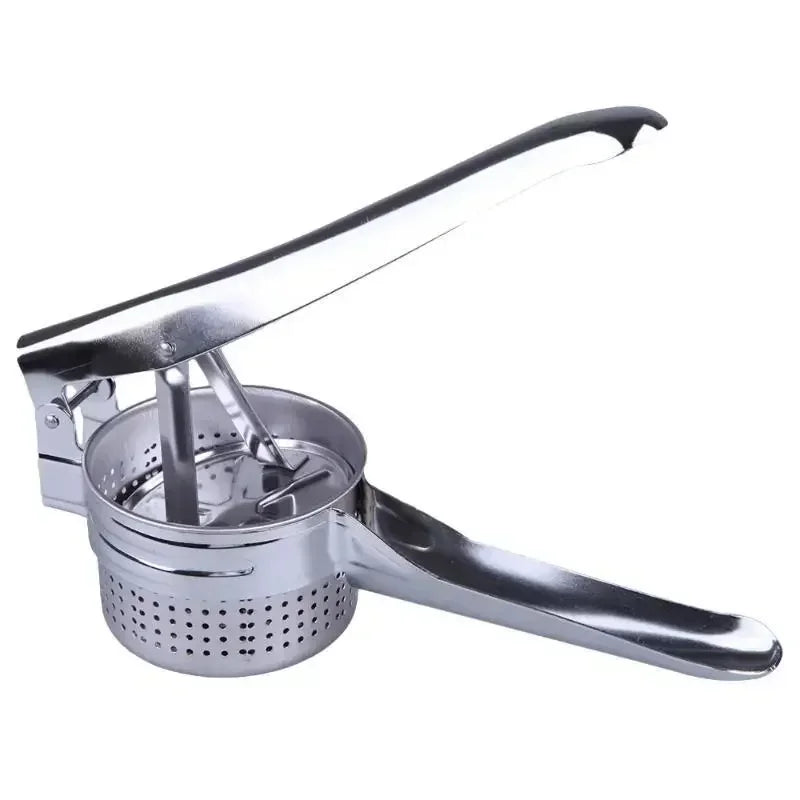 Stainless Steel Masher & Ricer Press – Potato, Fruit & Vegetable Squeezer