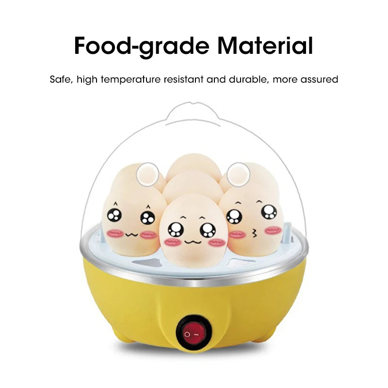 Automatic Egg Cooker Machine – 7-Egg Steamer & Boiler