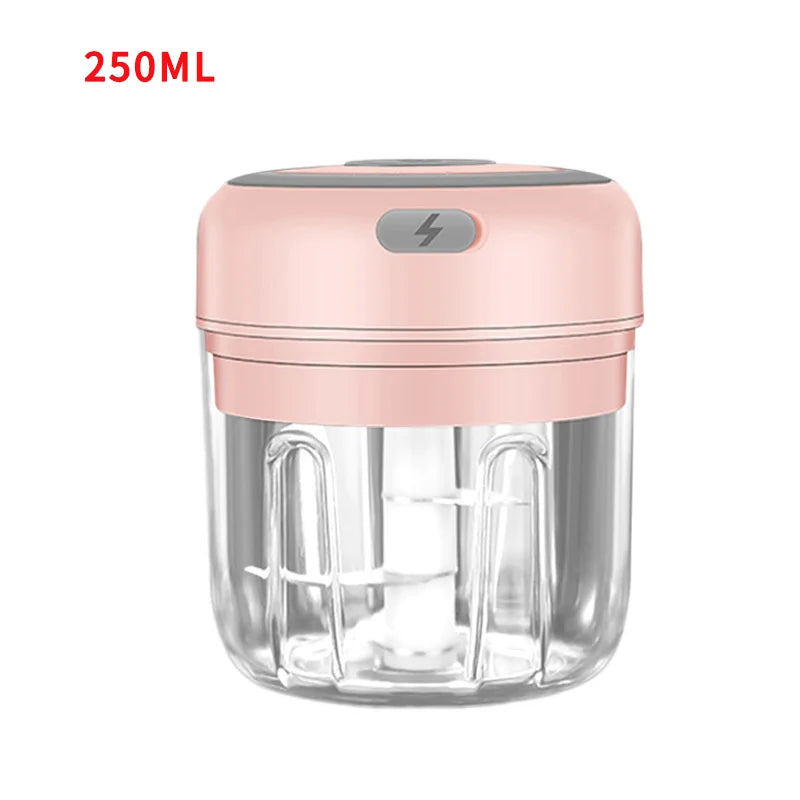 Electric Meat Grinder & Garlic Crusher – Mini USB Food Chopper