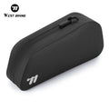 WEST BIKING Bicycle Top Tube Bag 1L TPU Hard Shell Waterproof Bike Front Frame Bag Cycling Tool Storage Bag Bike Accessories