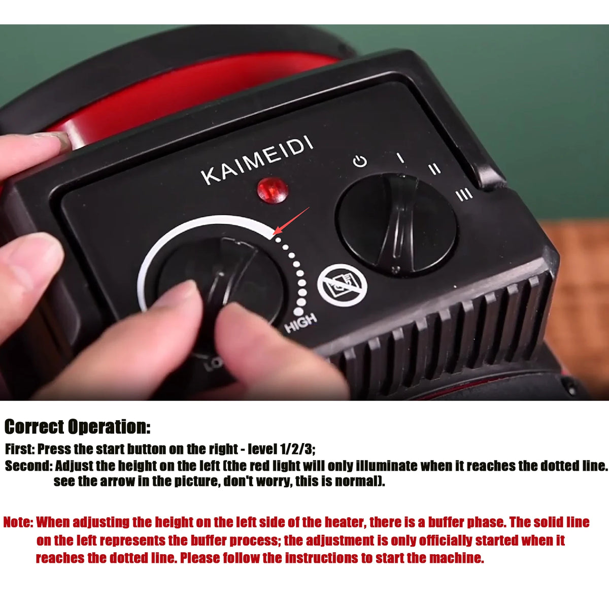 Portable Industrial Electric Heater Blower – 3500W PTC Ceramic Heating, 3-Gear Adjust, Overheat Protection