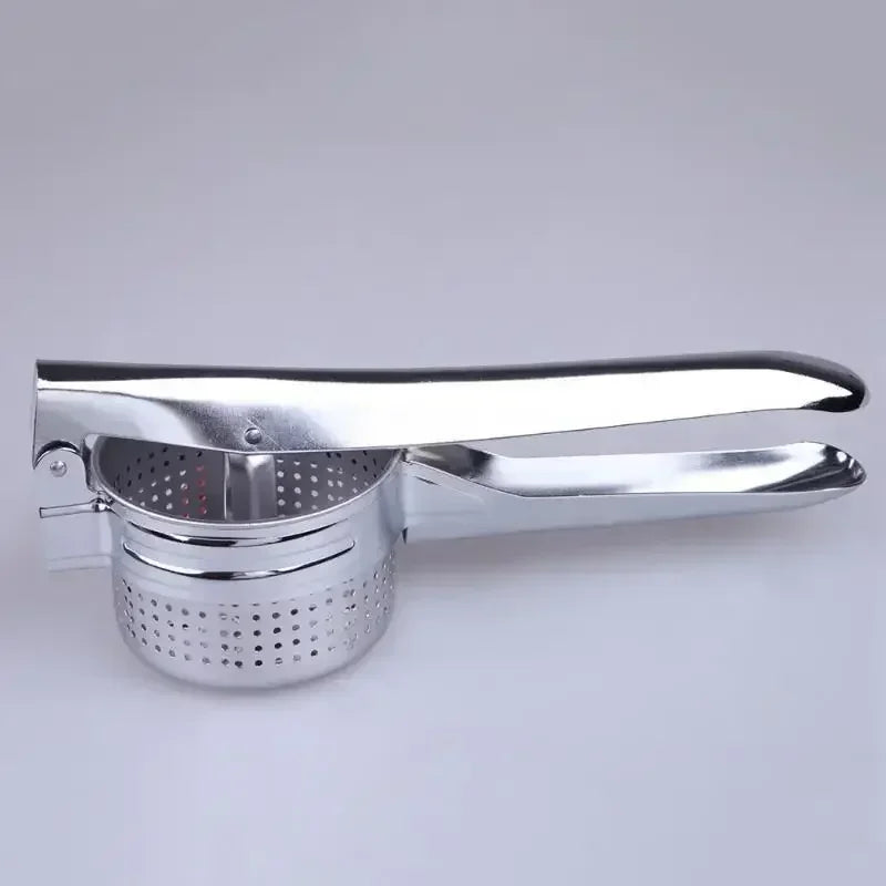 Stainless Steel Masher & Ricer Press – Potato, Fruit & Vegetable Squeezer
